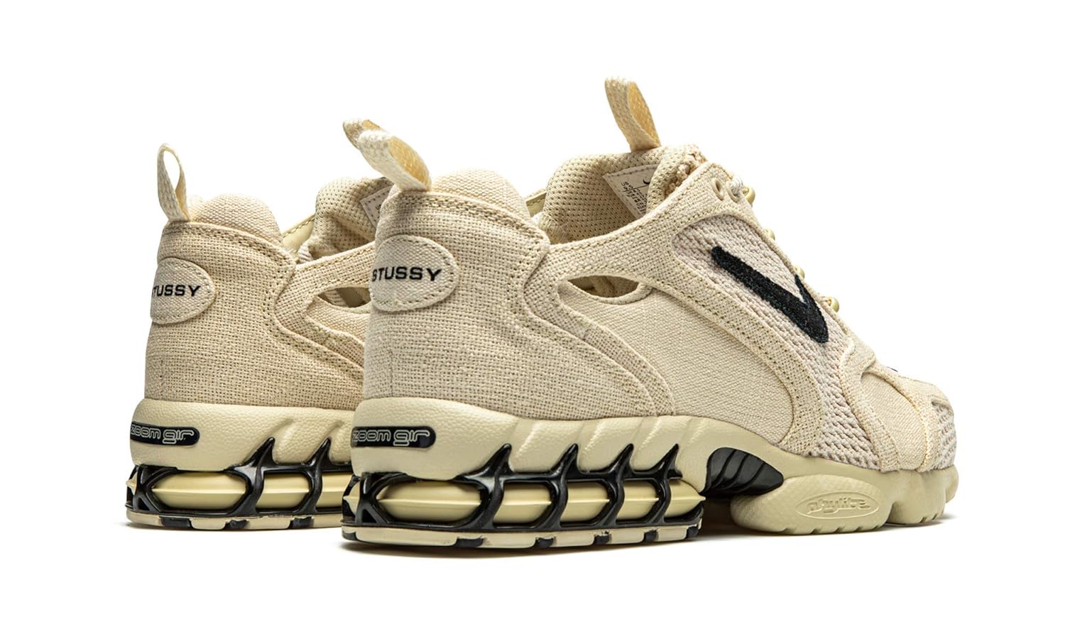 Nike Mens Air Zoom Spiridon Caged Stussy - Fossil Cq5486 200 Size - 9.5 |  Shoes - Amazon.com