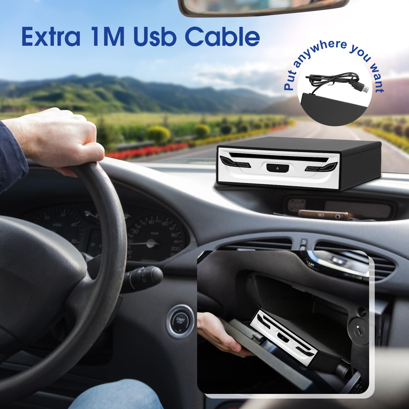 CD Player USB 2.0 Auto Stereo Interface Navigazione - Dettaglio