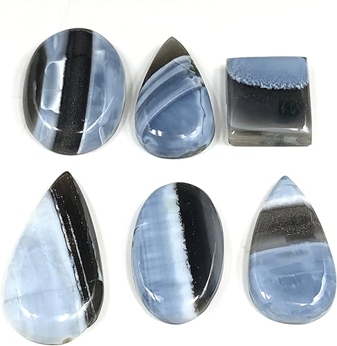 100 unidades de piedras preciosas OWYHEE OWYHEE OPAL sueltas azul natural para la fabricación de joyas, piedras preciosas sueltas para anillos, disponible en Yaxa Venezuela
