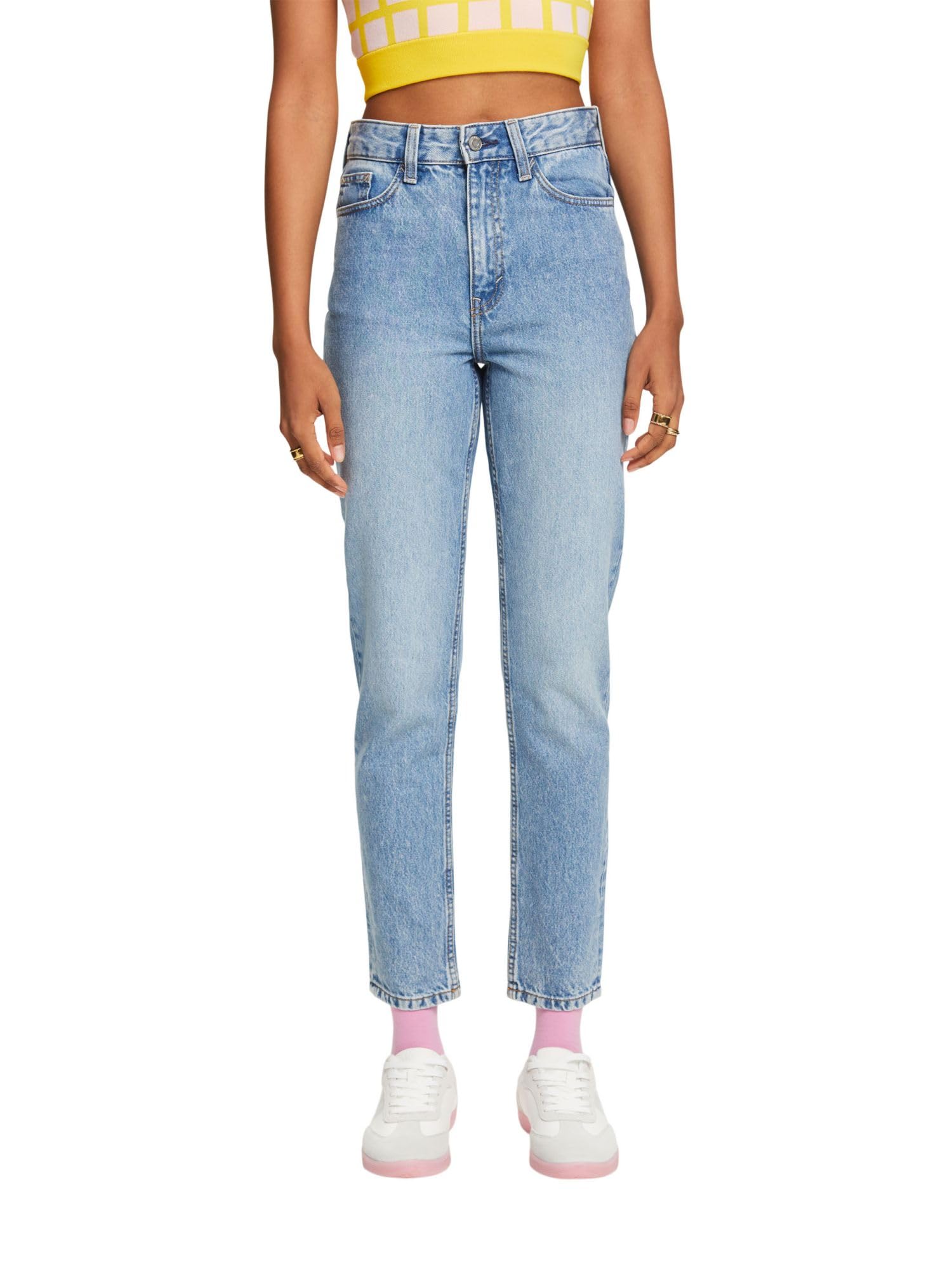 ESPRIT Women's Jeans, 904/Blue Bleached, 26W x 28L