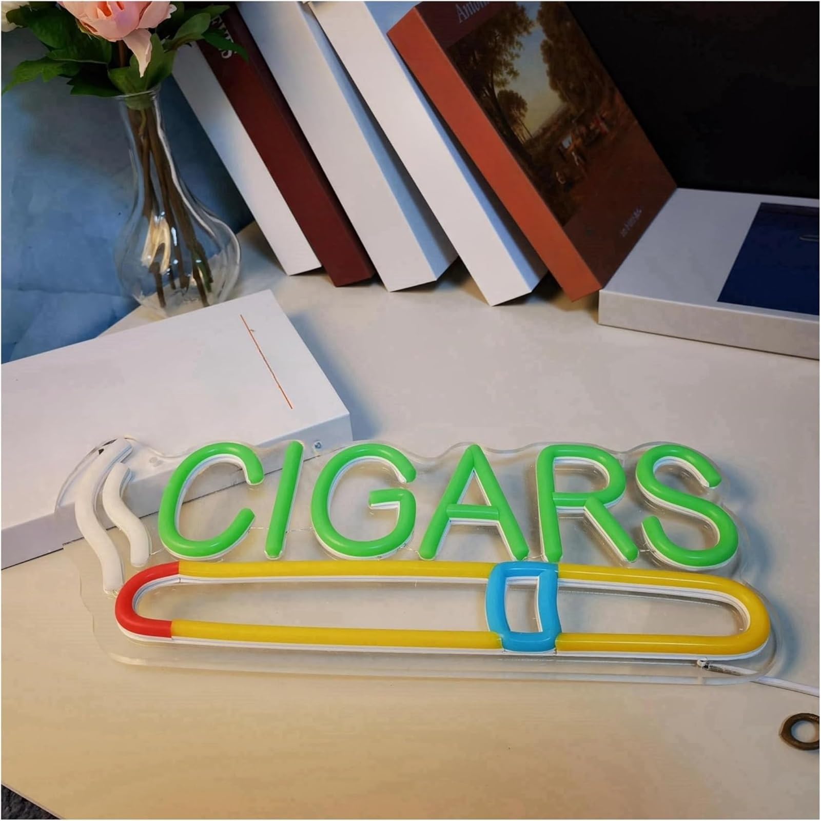 Insegna luminosa al neon Per insegne al Per neon per negozi di sigari, per decorazioni saloni bar per, per caverne per uomini