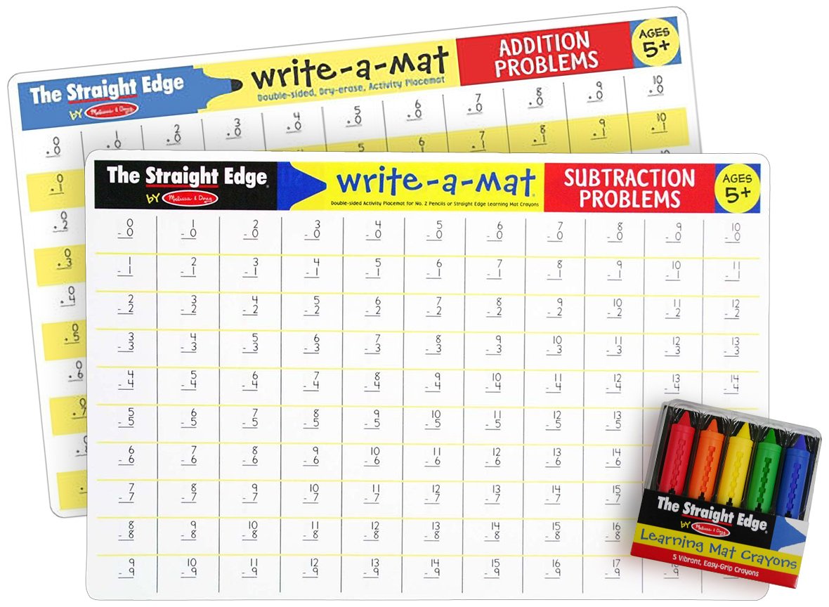 Mathématiques addition soustraction Melissa Doug set table