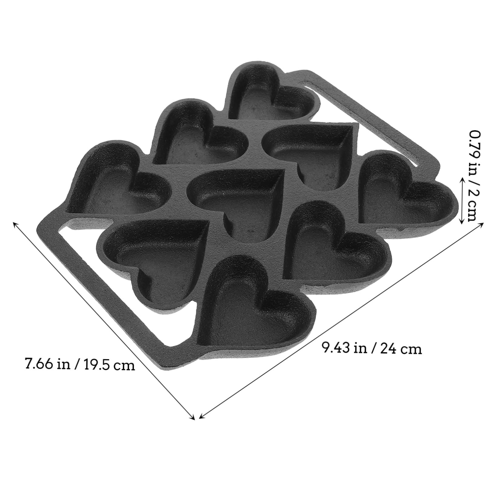 Cabilock Moule à Pâtisserie Forme Cœur Pour Cuisine Dessert Pâtisserie Facile à Utiliser