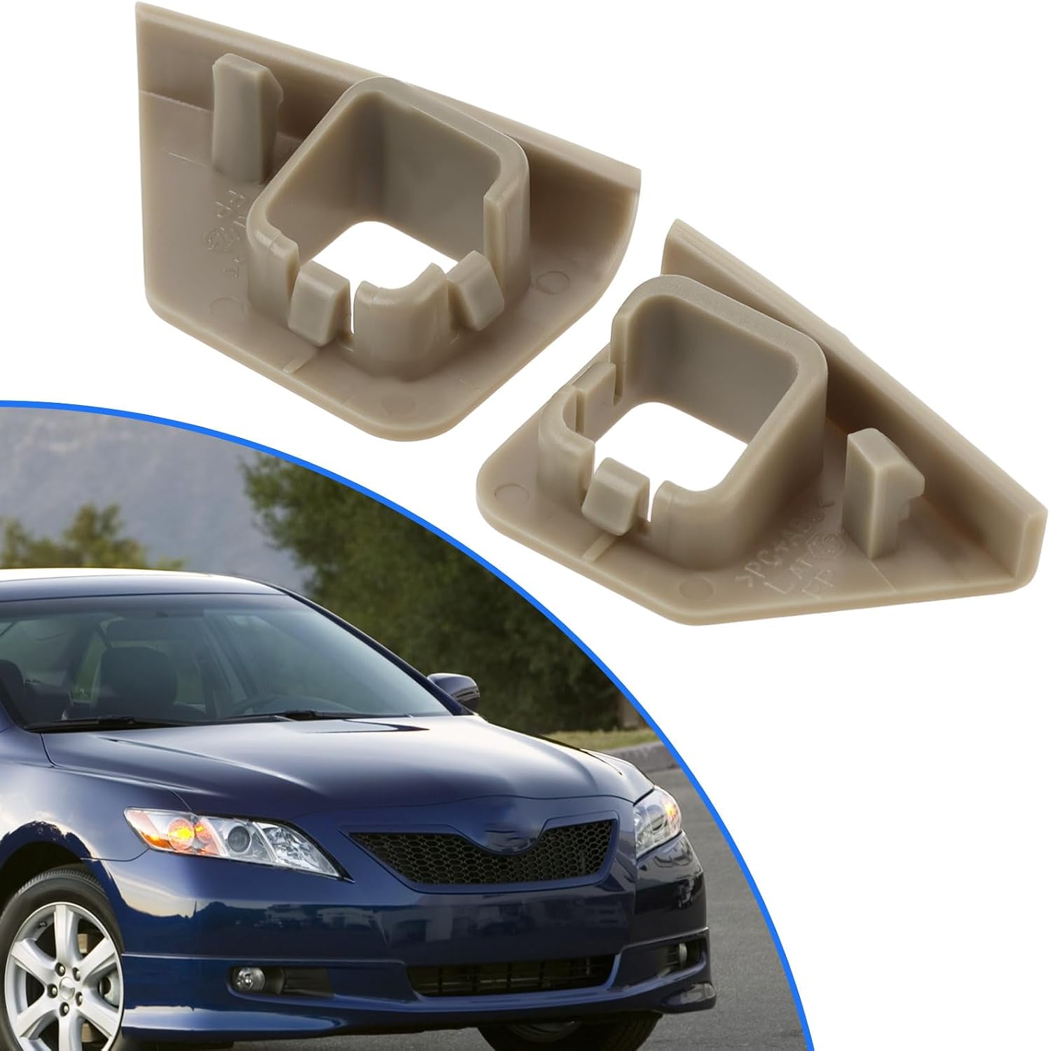 1 Pair Glove Box Fixed Lock Bracket 55303-06010 55304-06010 Compatible with Camry XV40 2006 2008 2009 2011