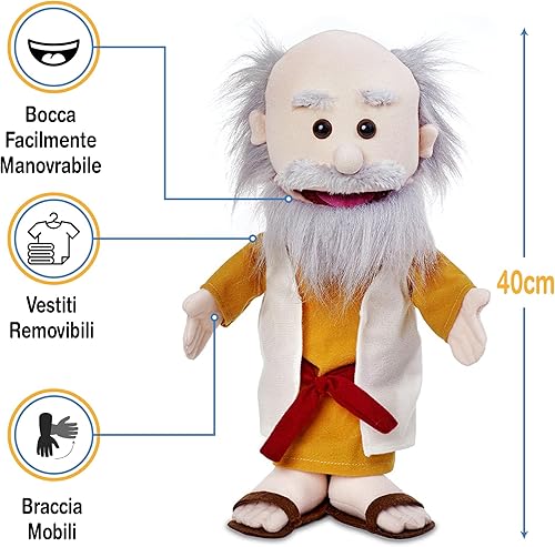 Miniatura 4 de 14 Moisés personaje de la Biblia marioneta de mano