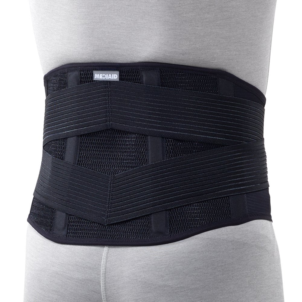 Japan SIGMAX Media Aid Supporters Firmly Guard Waist Standard LL Black Unisex