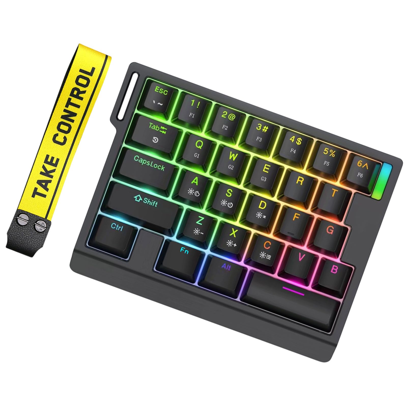 Tastiera meccanica, interruttore magnetico, sport gaming, con una sola mano, hot swap, tastiera da gioco per ufficio, tastiera programmabile