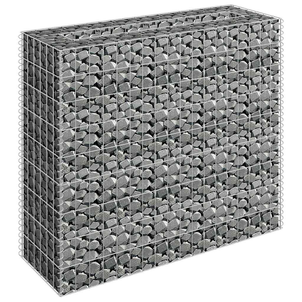 Cesta de gaviones para plantar y rellenar con piedras como macetero y resistente gavión para el jardín de alambre de acero galvanizado resistente a la corrosión