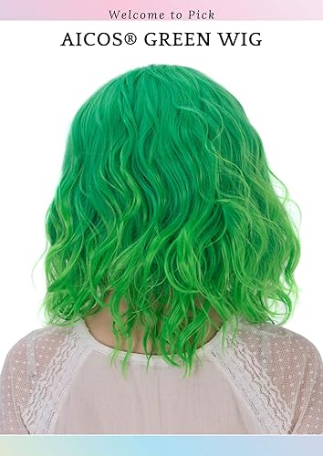 Miniatura 4 de Aicos Fashion - Peluca de pelo corto y rizado de 35 cm, resistente al calor, para uso diario o para carnaval, fiesta de disfraces, cosplay, peluca y
