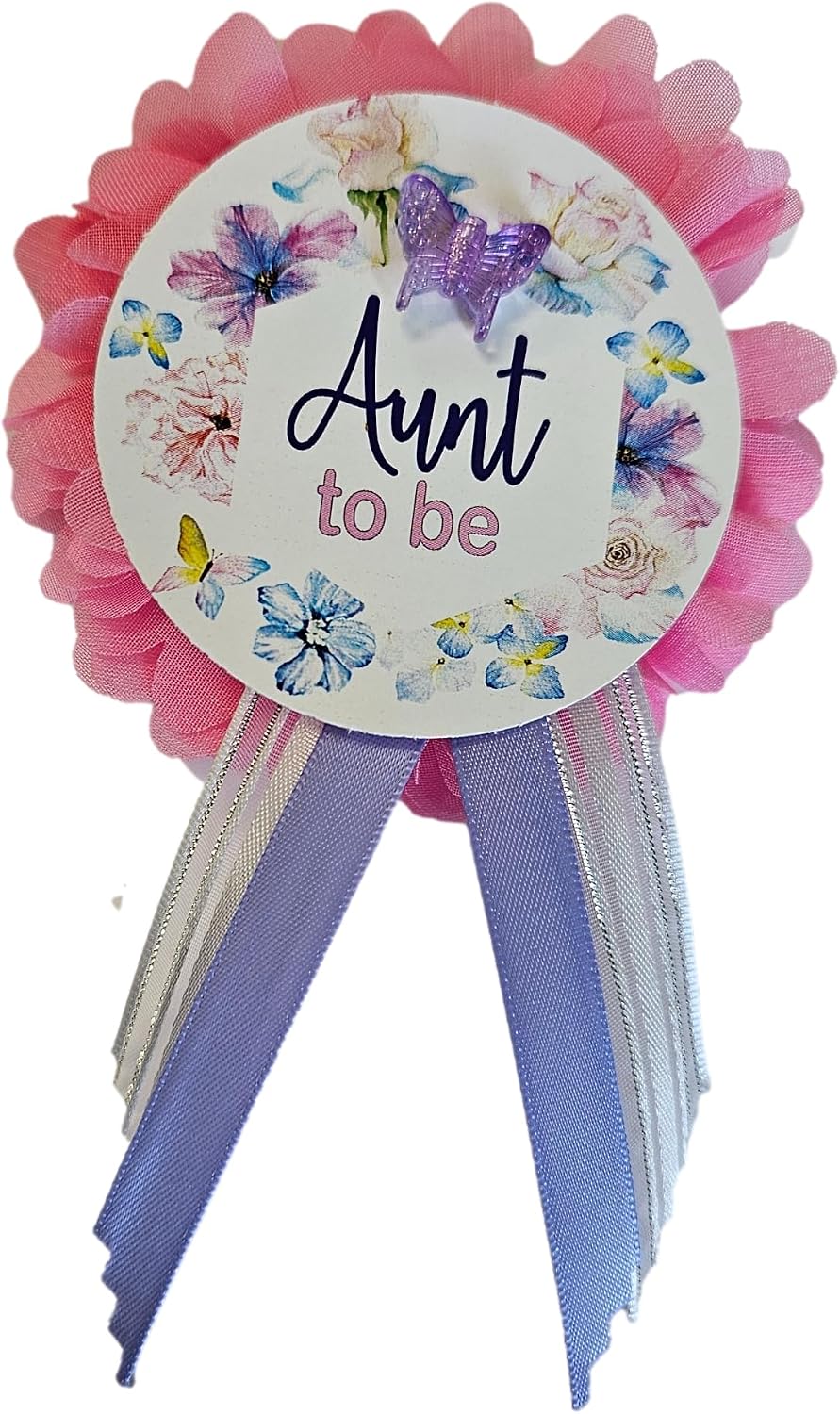Butterfly Theme Baby Shower or Pregnancy Announcement Gigi Nana Grandma Pin, Decorations, Gender Reveal It's a Girl (grandma pin)