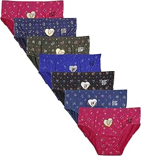 Women's Cotton Panty Printed Briefs / Hipster for Ladies Underwear Combo Pack of 7 Pc