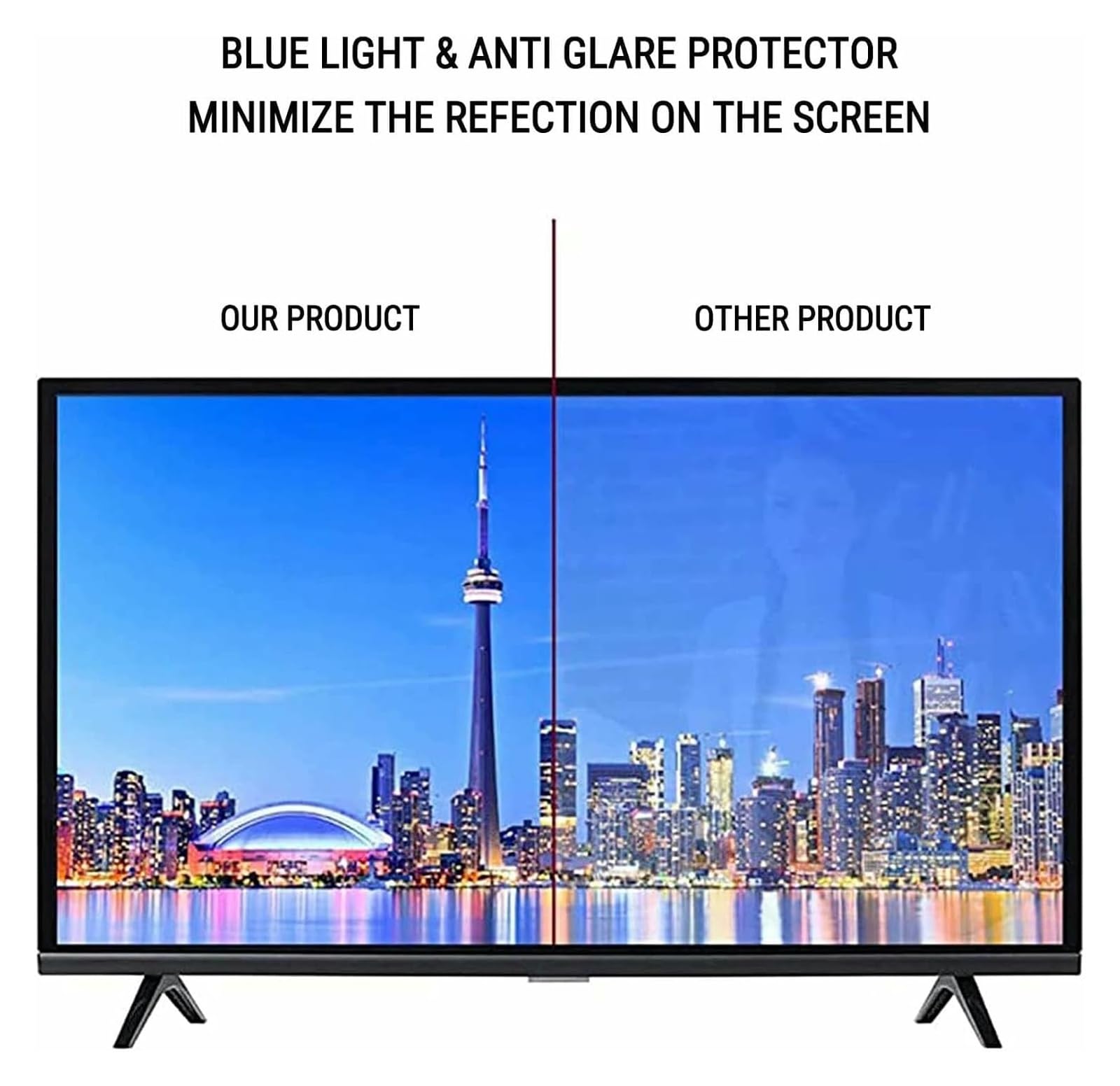 Matte Displayschutzfolien für Laptops, Matte, blaue Licht blockierende TV-Bildschirmabdeckung