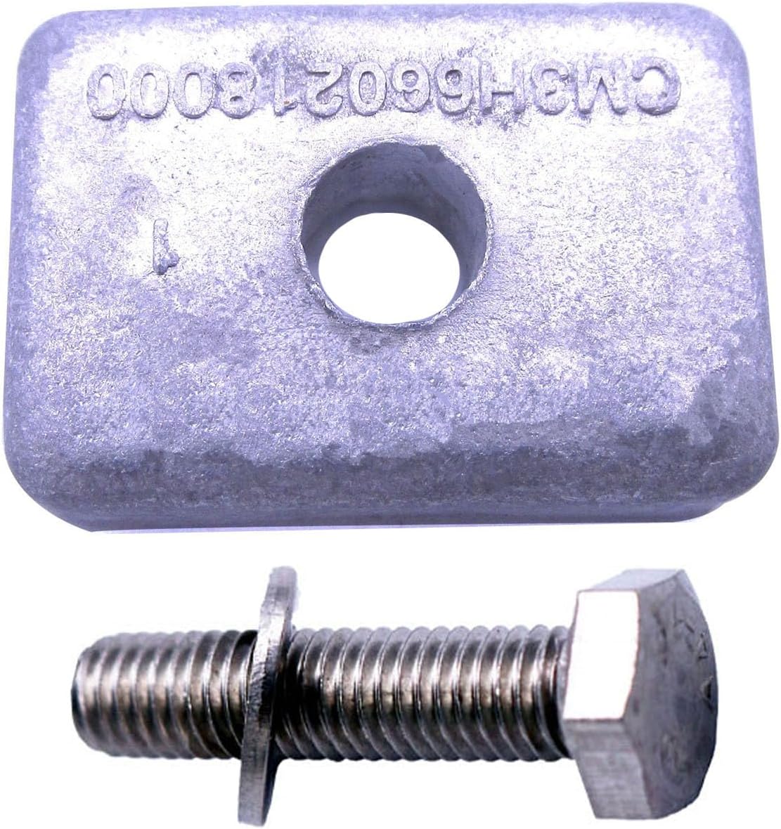 SouthMarine Boat Motor 97-875208 Lower Unit Gearbox Anode for Mercury Mariner 8HP 9.9HP 15HP 20HP / 5041015 05041015 for Evinrude Johnson OMC Outboard Engine