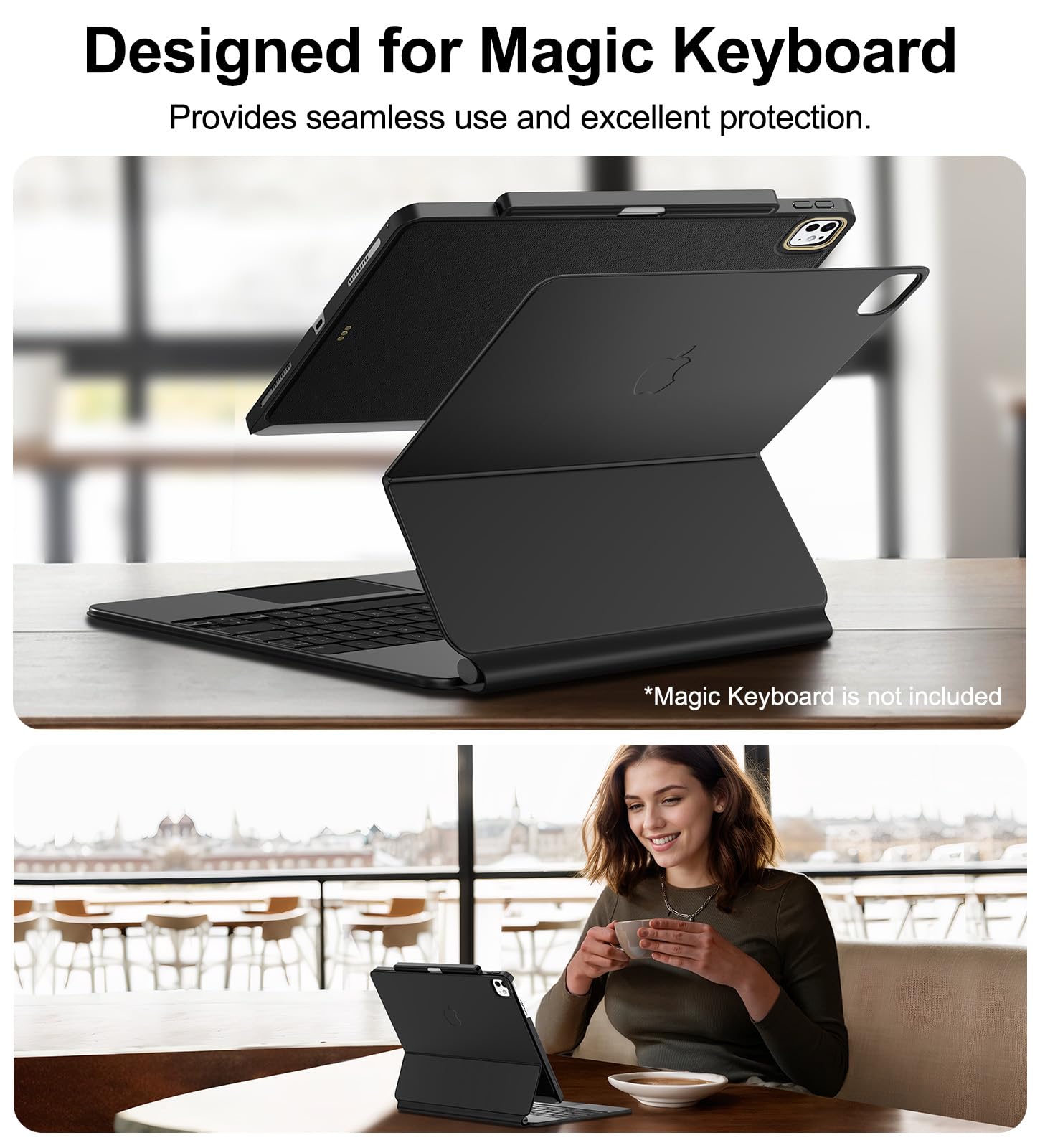 Amazon.com: Magic-Keyboard Compatible Case for iPad Pro-11 inch M4 