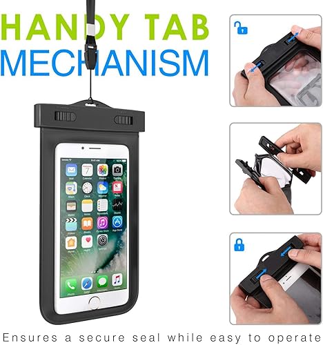 Miniatura 5 de Funda impermeable bajo el agua compatible con Motorola Moto Z4, bolsa flotante cubierta táctil IPX8 bolsa transparente para Moto Z4 modelo de