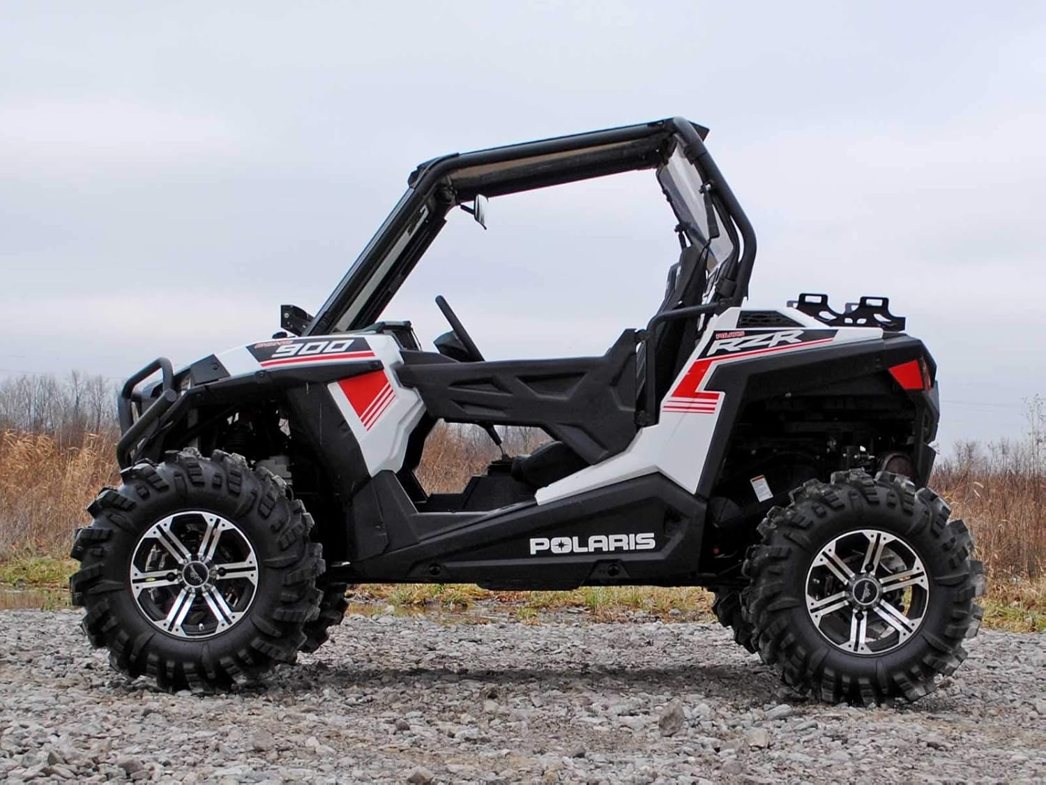 SuperATV Heavy Duty Polaris RZR 900 to 900 S Suspension Conversion Kit (2015-2016) - Black - 1.5" Offset - Includes Rhino Axles, A Arms, Tie Rods, More