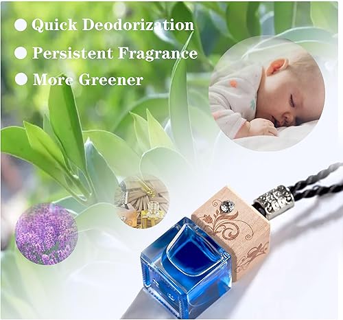 Miniatura 9 de Ambientadores para automóvil, 0.3 fl oz (0.3 fl oz) para colgar perfume automotriz para espacio pequeño, fragancia de aceite esencial para