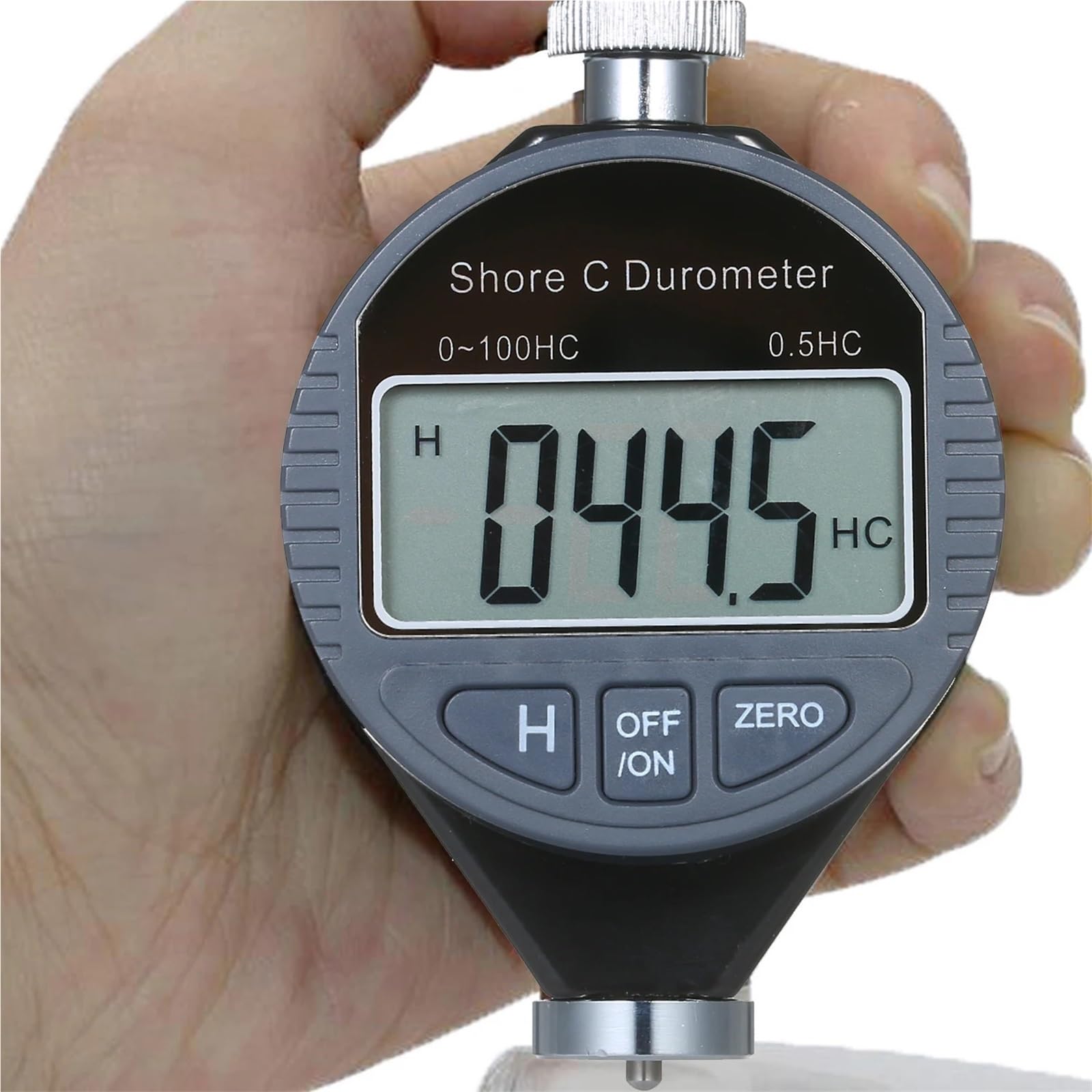 Durómetro Medidor de dureza Shore D de 0 a 100 HD con pantalla LCD grande, medidor de dureza digital, esclerómetro, e for neumáticos de caucho y pisos de plástico Durómetro(LX-D)