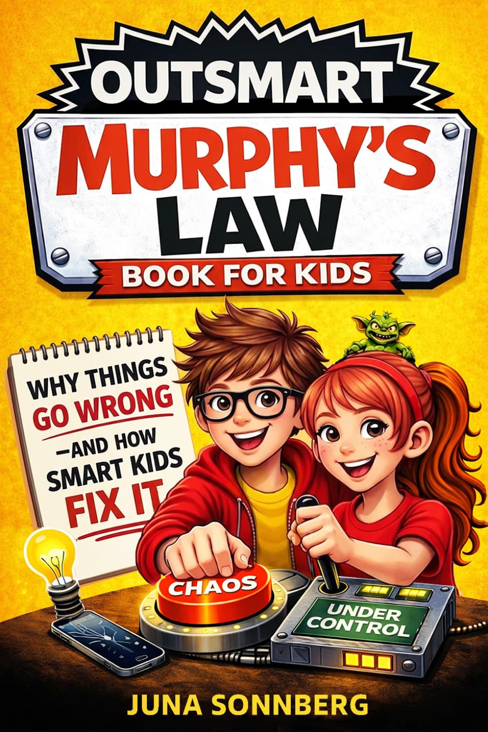 Outsmart Murphy's Law Book for Kids: Why Things Go Wrong — and How Smart Minds Solve Problems Fast | Real Science & Life Principles w/Comic Book–Style Images (Life Skills for Children & Teens)