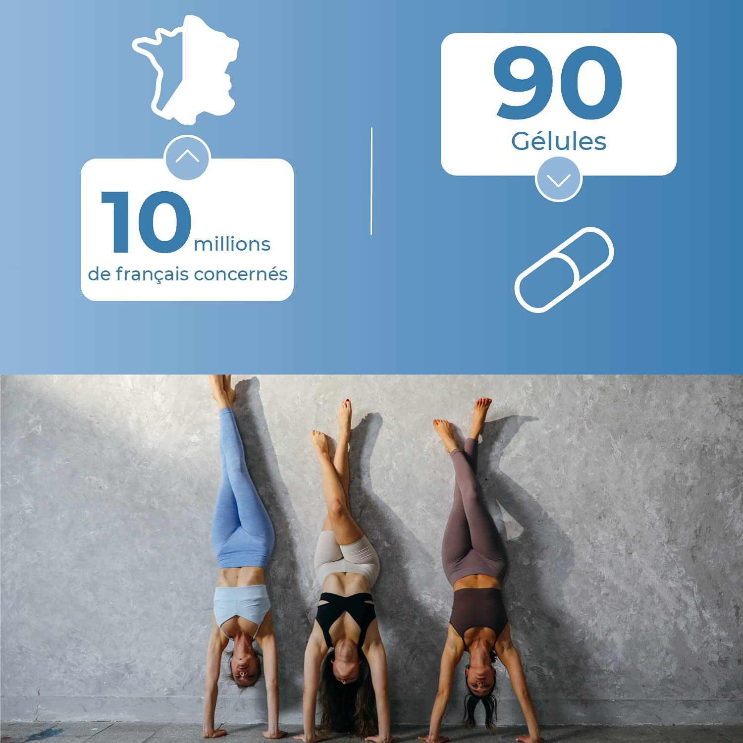 Arthélio - Complément Alimentaire Arthrose & Articulations - Multivitamines - Vitamine C Collagène, Zinc & Bifidobacterium longum - Soutient la Mobilité & Soulage les Douleurs - 90 Gélules - Fabriqué