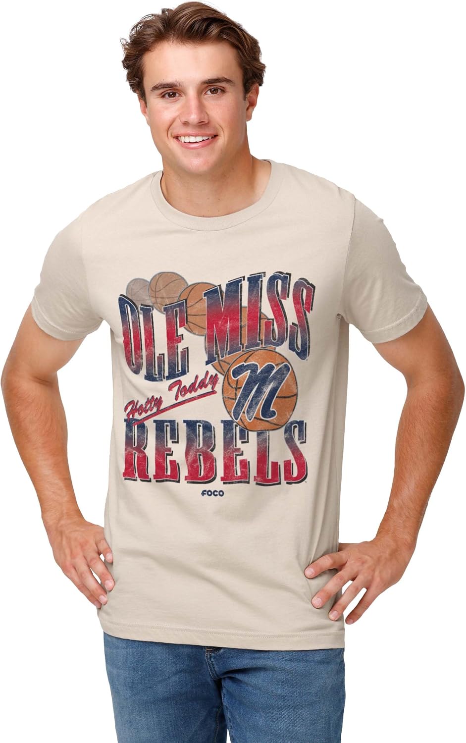 FOCO Men's NCAA Team Logo Baller Bounce T-Shirt