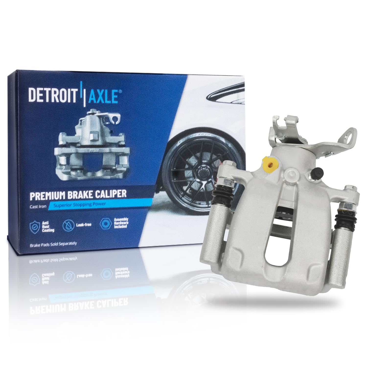 Detroit Axle - Rear Right Brake Caliper for 2014-2016 Chevrolet Malibu