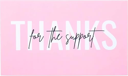 Miniatura 2 de RXBC2011 100 tarjetas de agradecimiento por el apoyo, diseño de letras escritas a mano, notas de agradecimiento a granel para todas las ocasiones,