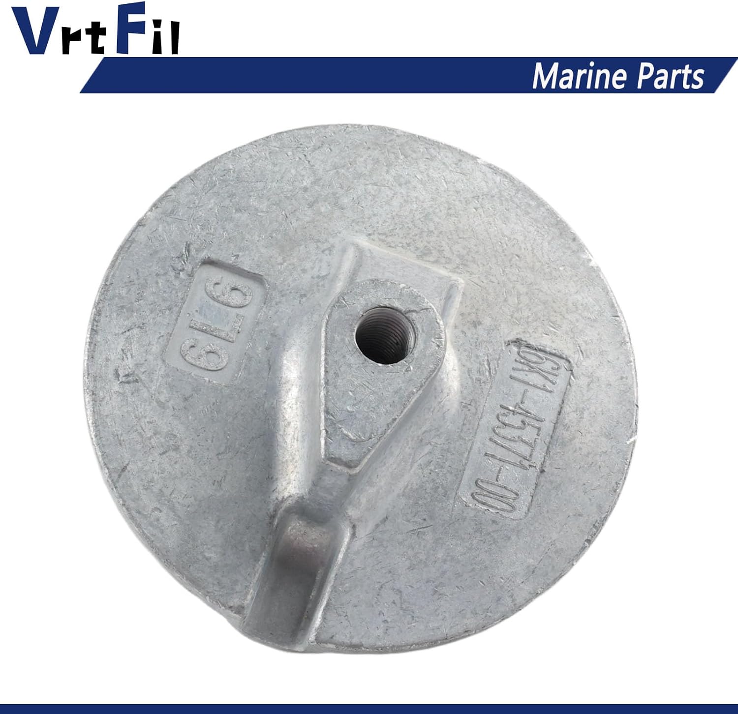 6K1-45371-00 6K1-45371-01-11 6K1-45371-02-00 Trim Tab Zinc Anode Compatible with Yamaha Outboard Engine 150-200HP
