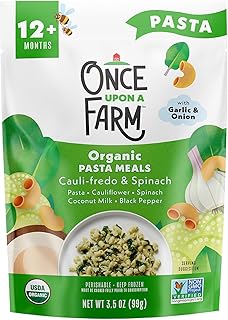 Once Upon a Farm Organic Cauli-Fredo & Spinach Plant-Rich Baby Meal, 3.5 OZ