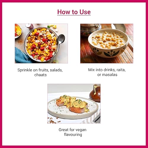 Miniatura 5 de Sal negra (sal ionizada  kala namak  sanchar) - 1.76 oz