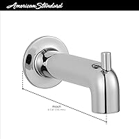 Vista 2 de American Standard 8888319.295 Studio S Diveter 1/2 IPS - Caño para bañera, níquel cepillado