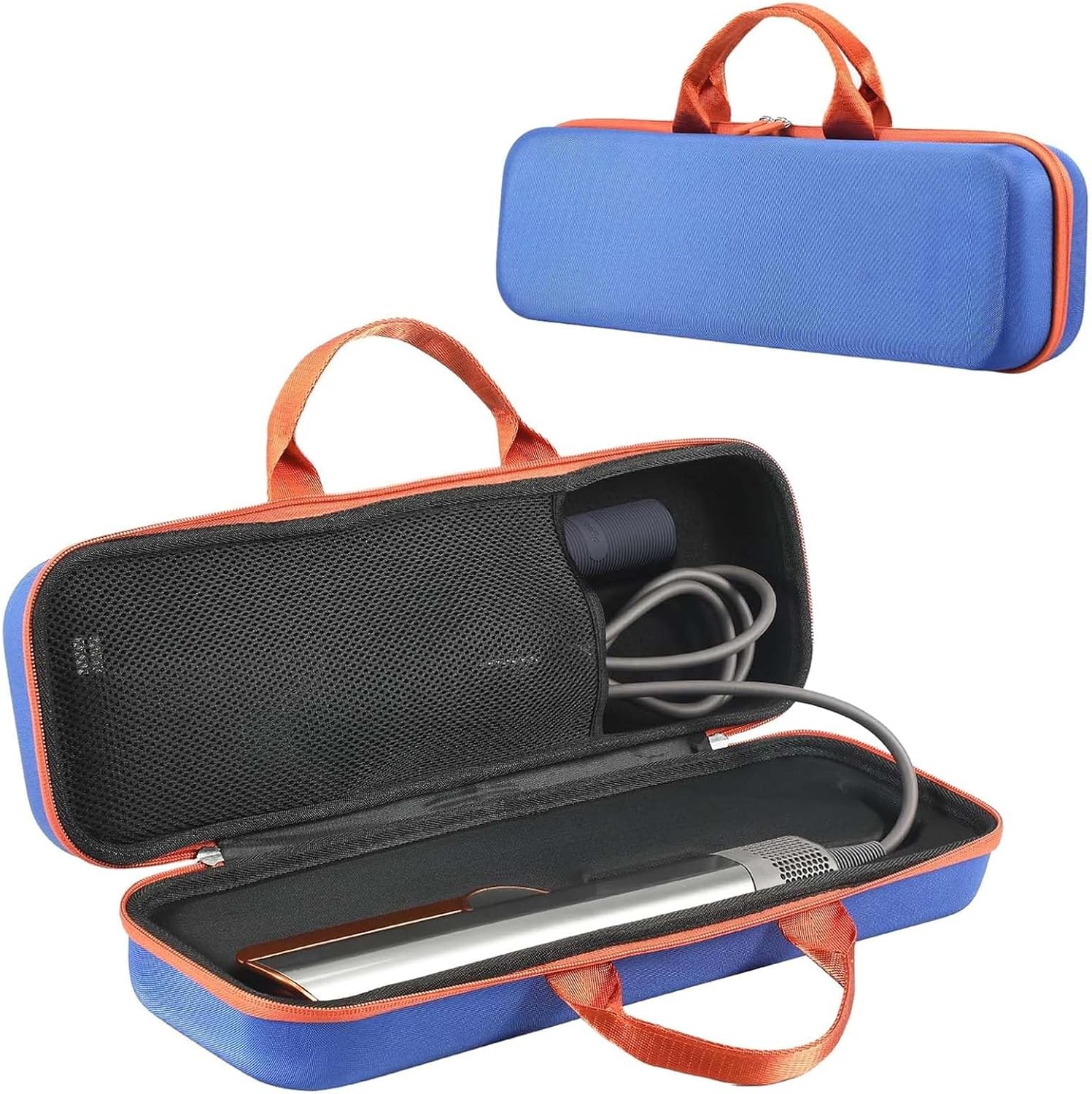 Airstrait Case for Dyson HT01, Hard Case Specially for Corrale & Airstrait HT01 Hair Straightener, Stylish and Safe Dyson Airstraight Bag, Blue, Classic