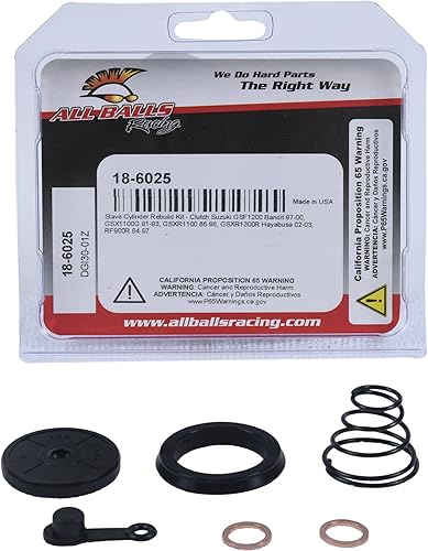 Miniatura 4 de All Balls Kit de cilindro esclavo de embrague 18-6025 compatible con/repuesto para Suzuki GSF1200 Bandit 1997-2000, GSX1100G 1991-1993, GSXR1100