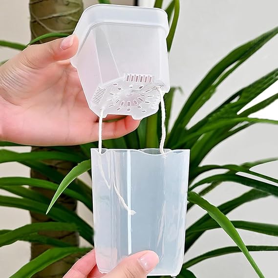 Self Watering Pot 12 Pieces with Water Level Indicator Hydroponic Planter