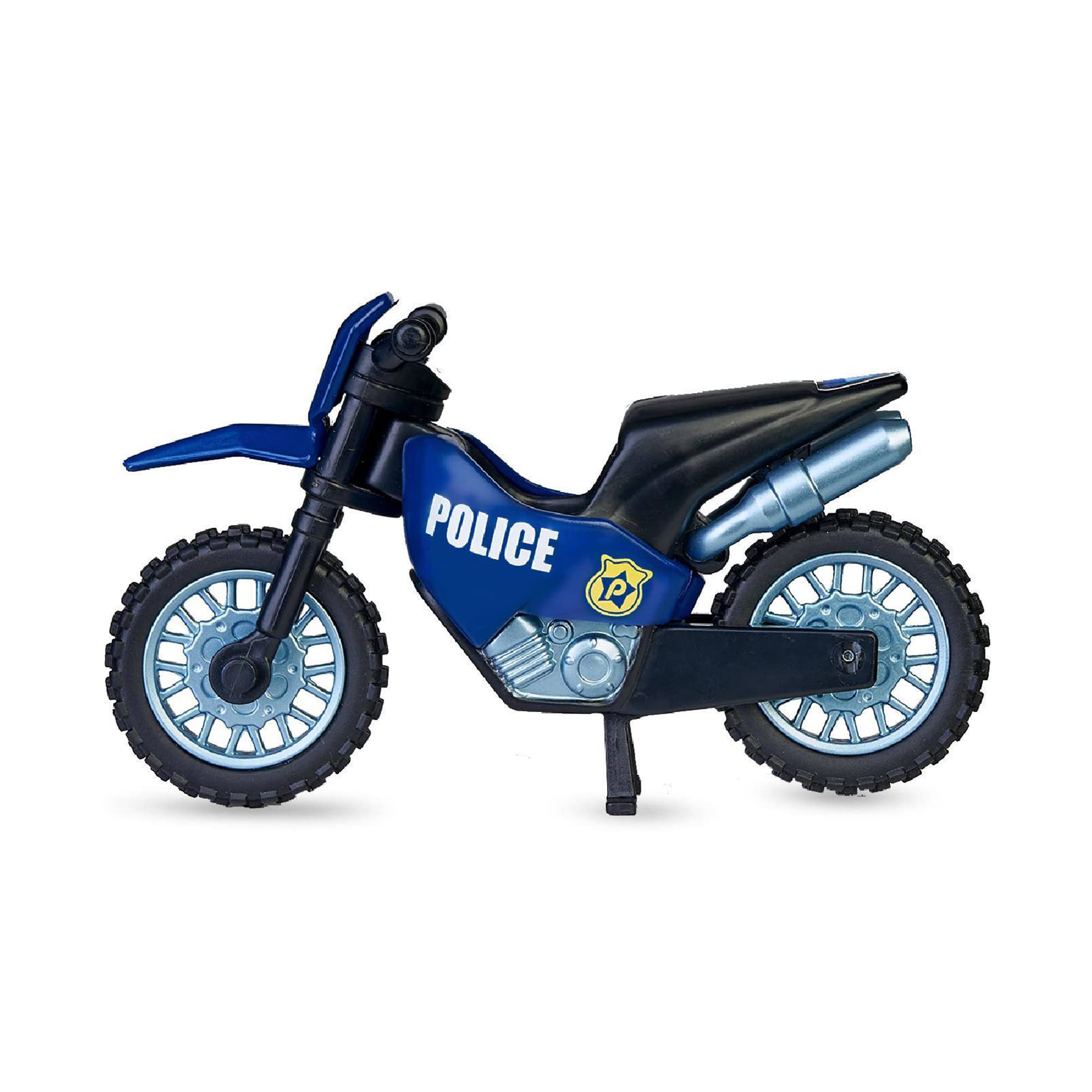 Pinypon Action - Super samochód policyjny, samochód zabawka z 3 w 1 światła, pojemnik i scena gry, 1 motocykl, 1 mini helikopter, 2 figurki, policja i więzień i akcesoria, Famosa (700017344)