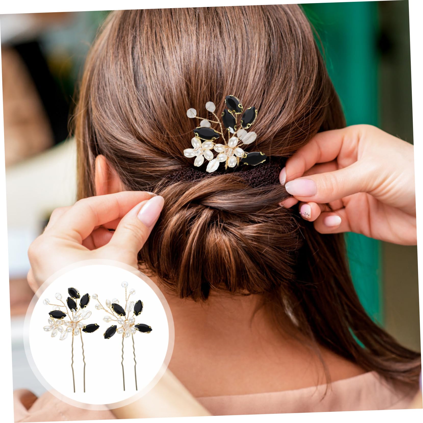VICASKY 5 Paia Forcine con e Design Classico Forcine Cinesi per Acconciature con Chignon Accessori Eleganti per Sposa e Speciali Decorazioni Retro Raffinate e