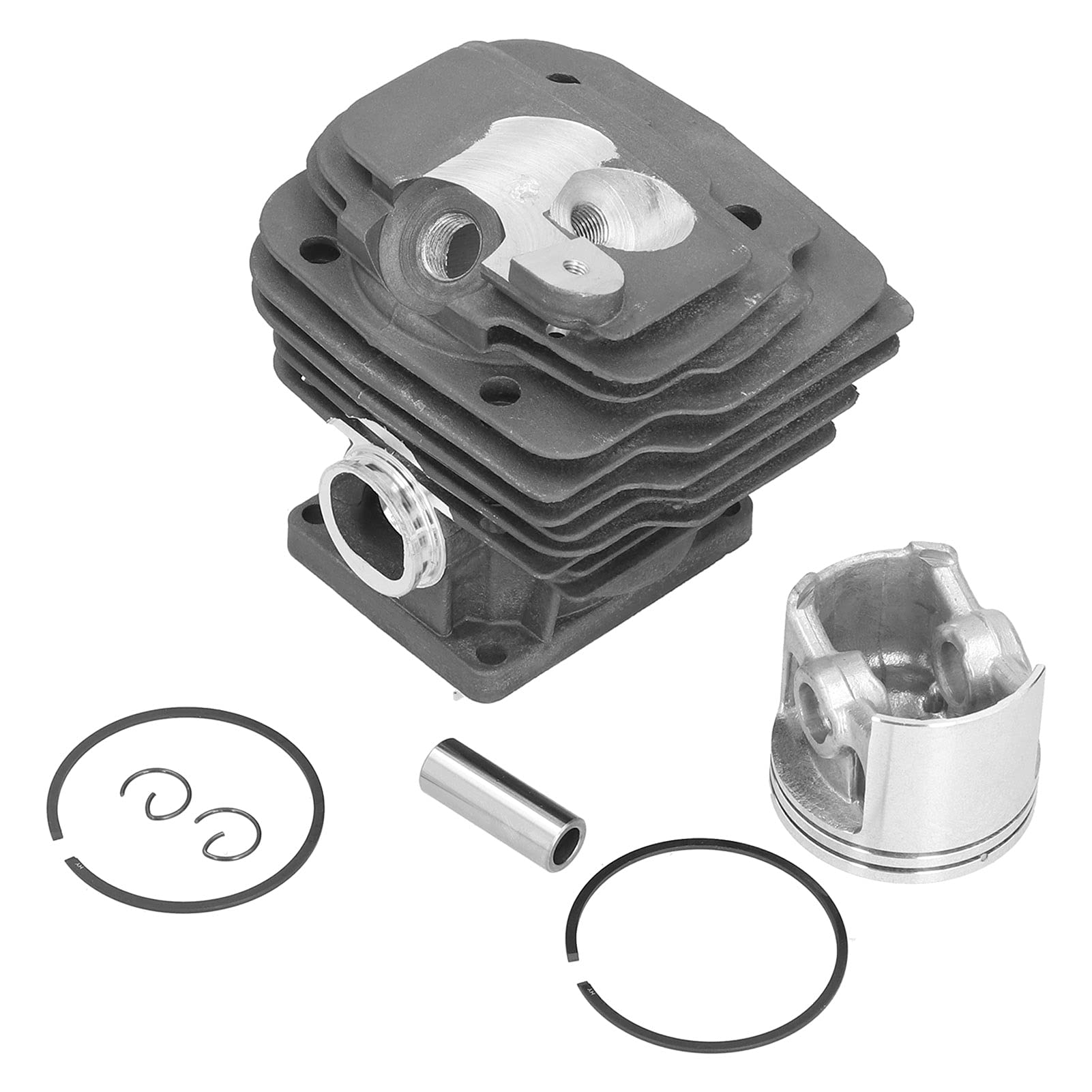 Zestaw Pierścieni Tłokowych Zespołu Cylindra 52 Mm do Piły łańcuchowej MS461 Wysokiej ści Stop Aluminium 6 szt.