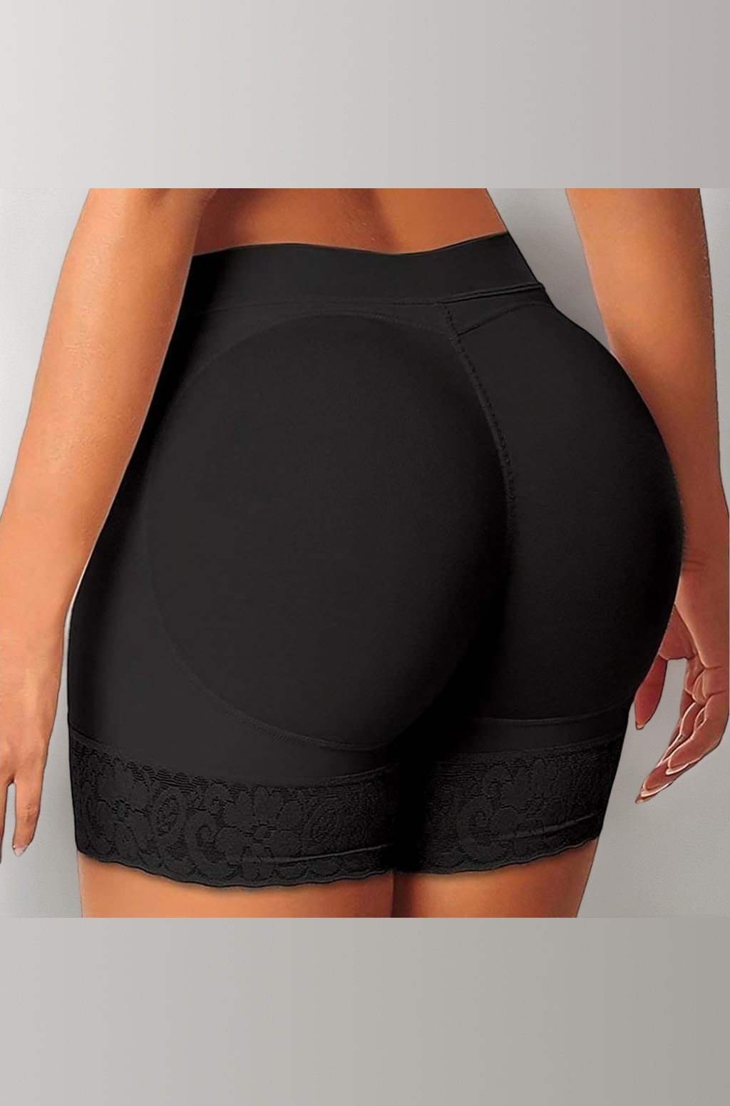 Padded Underwear for Women Butt Lifter Seamless Booty Pads Panties Butt Enhancer Lace Boyshorts Shapewear