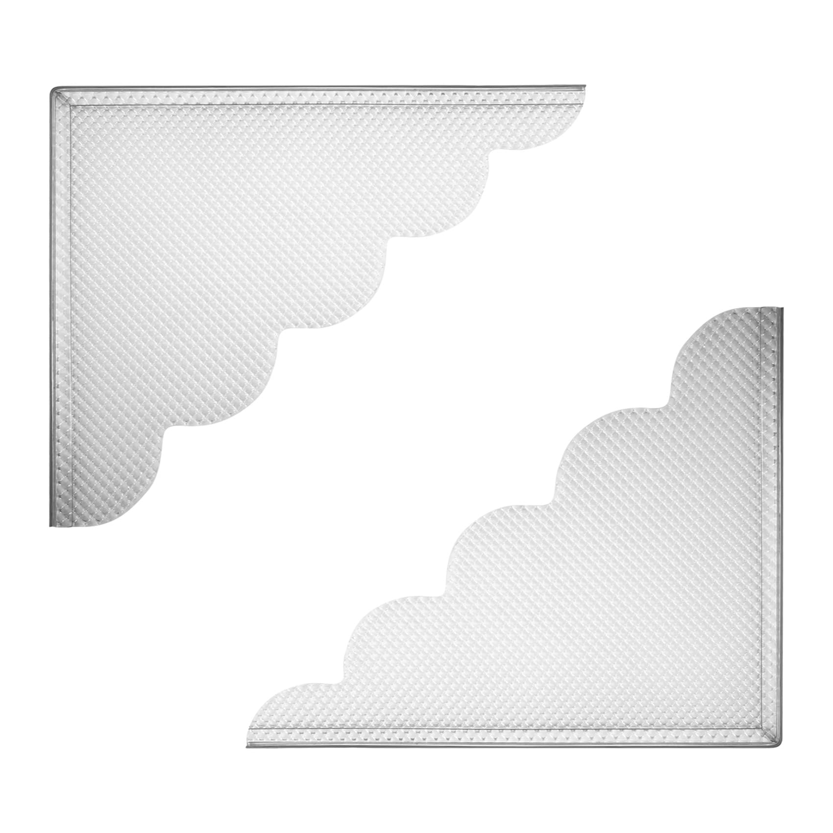 Hndhbfgrt Water Blocking Guards 2-Pack, Bathtub& Shower Splash Guard Kits, Blockers to Stop Water From Splashing Out