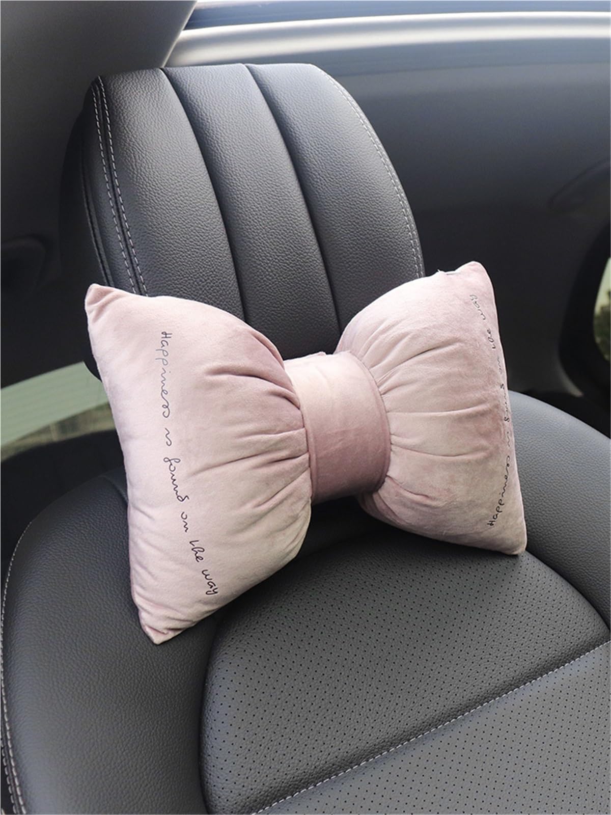 Auto-Nackenkissen, Auto-Kopfstützenkissen, Nackenkissen, Halswirbel, ein Paar Auto im Auto, Autozubehör für Autofahren, Reisen (Grün, 4 Stück)