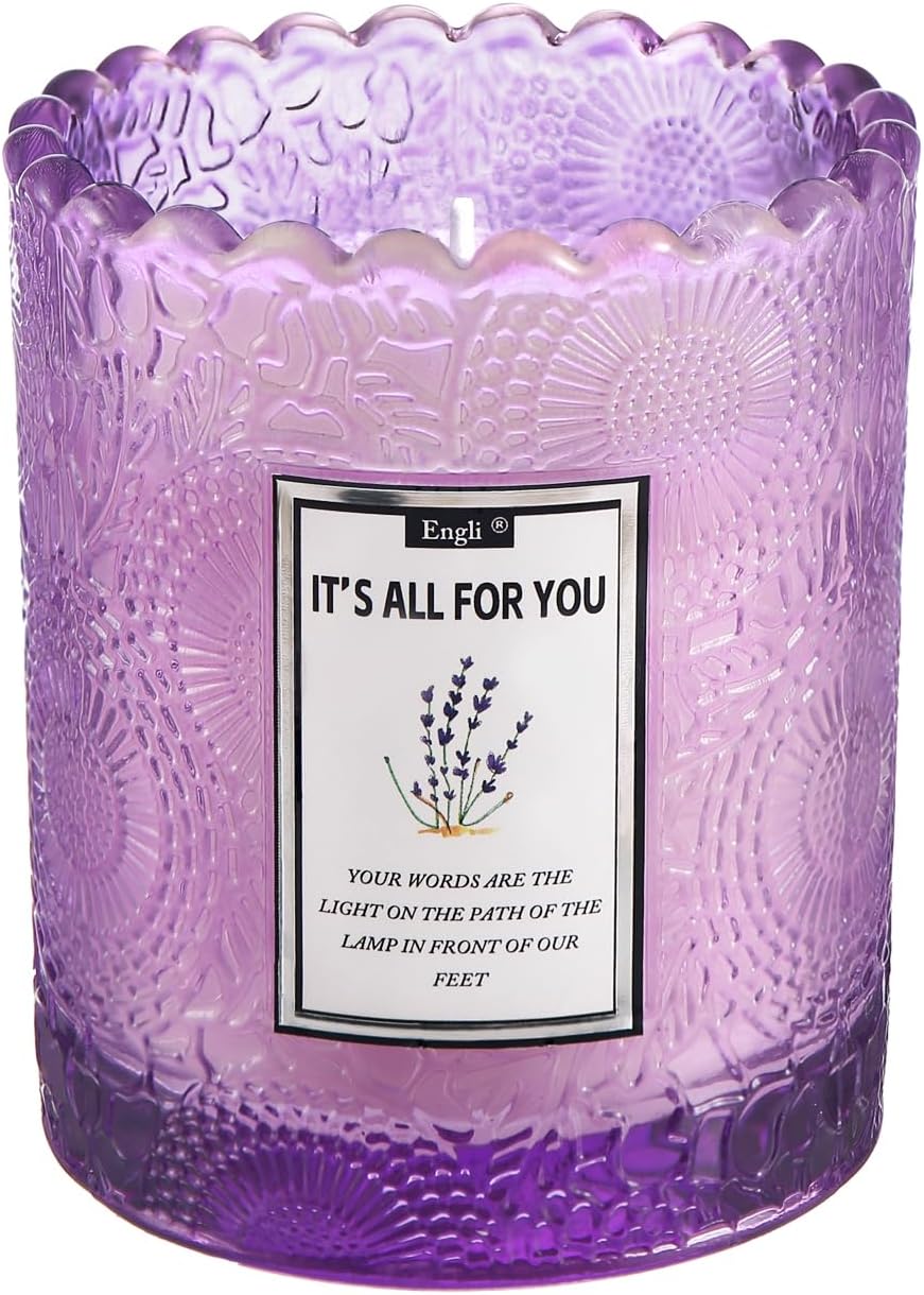 Engli Lavender Rose Scented Candle for Home Scented Soy Wax