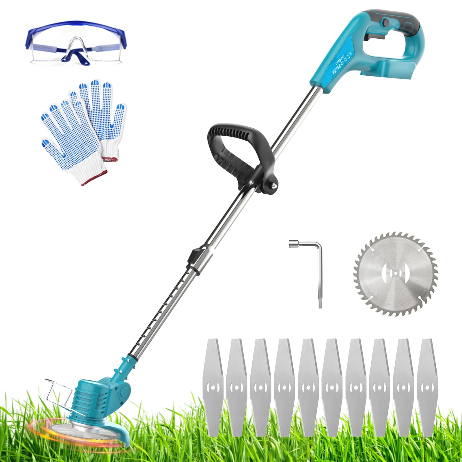 Cordless Grass Trimmer Replacement for Makita DUR181Z