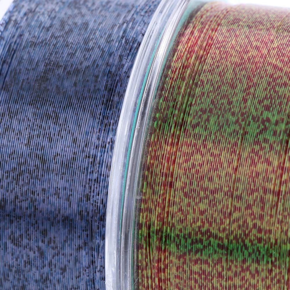 ANGRYFISH Speckle Monofilament Fishing Line - Strong and Abrasion Resistant - Shock Absorber - Invisible -Camouflage Nylon Line - 300M/328YD Mono Line 5-35LB : Sports & Outdoors