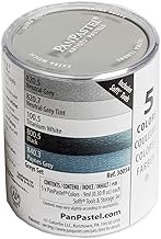Artist Pastels by GOLDEN, Grays Set, 5 Color, Professional Artist Pastels, Unique Pan Format (cake-like)