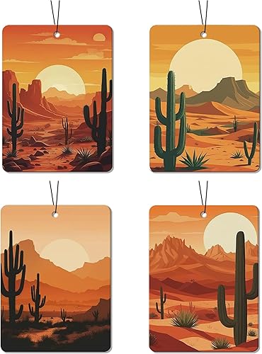 Miniatura 11 de Ambientador de Coche con Temática de Leopardo y Retro 4 Piezas, Estampado de Leopardo Femenino Funky Bola 8 Tacón Alto - Ambientador Colgante para