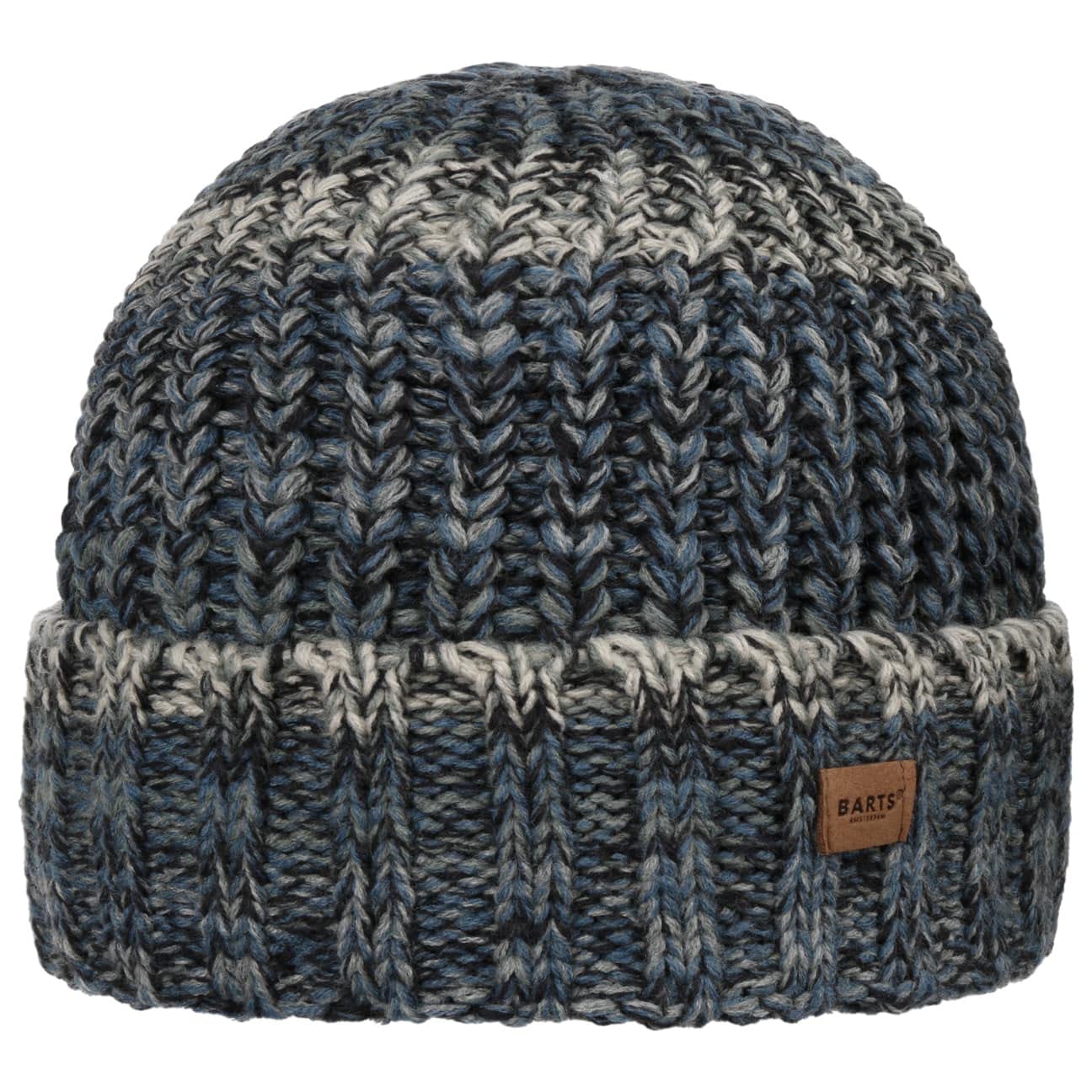 Barts Women's Blue Akotan Beanie Hat With Cuff Winter (One Size - )