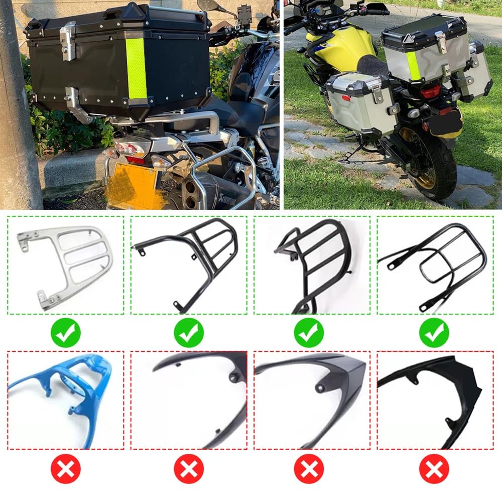 Uniwersalna wodoodporna walizka motocyklowa, aluminiowa walizka bagażowa na skuter, pojemność od 45 l do 100 l, idealna do przechowywania kasków i sprzętu