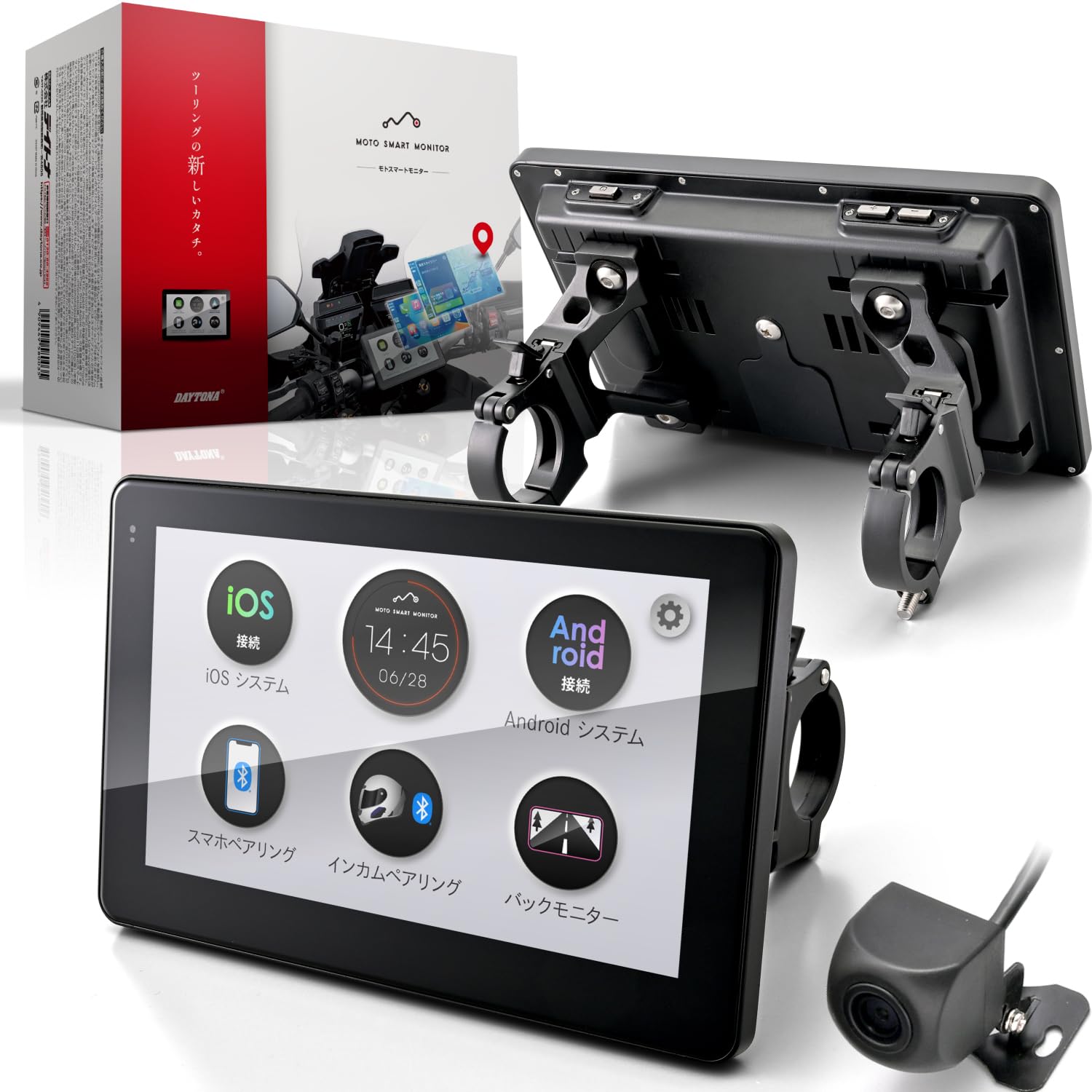 Amazon | デイトナ(Daytona) バイク スマートモニター CarPlay Android 