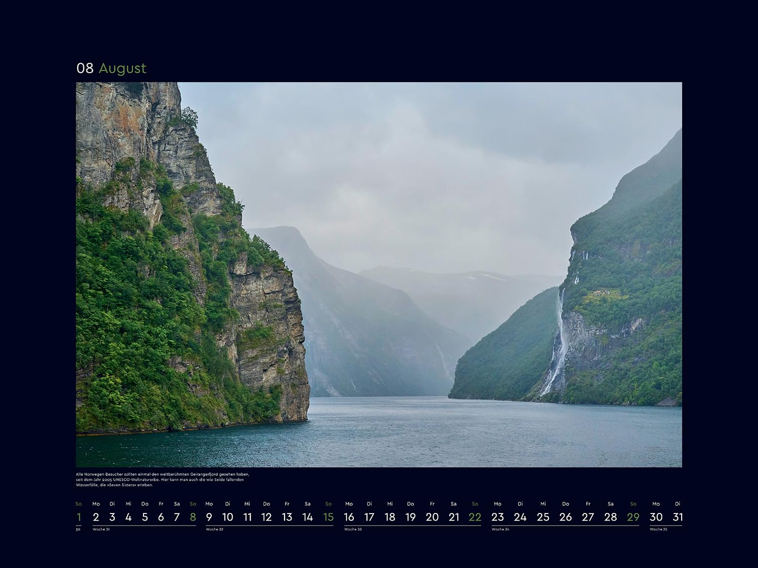Norwegen - KUNTH Wandkalender 2027: Hochwertiger, bildstarker Kalender mit Spiralbindung im Großformat
