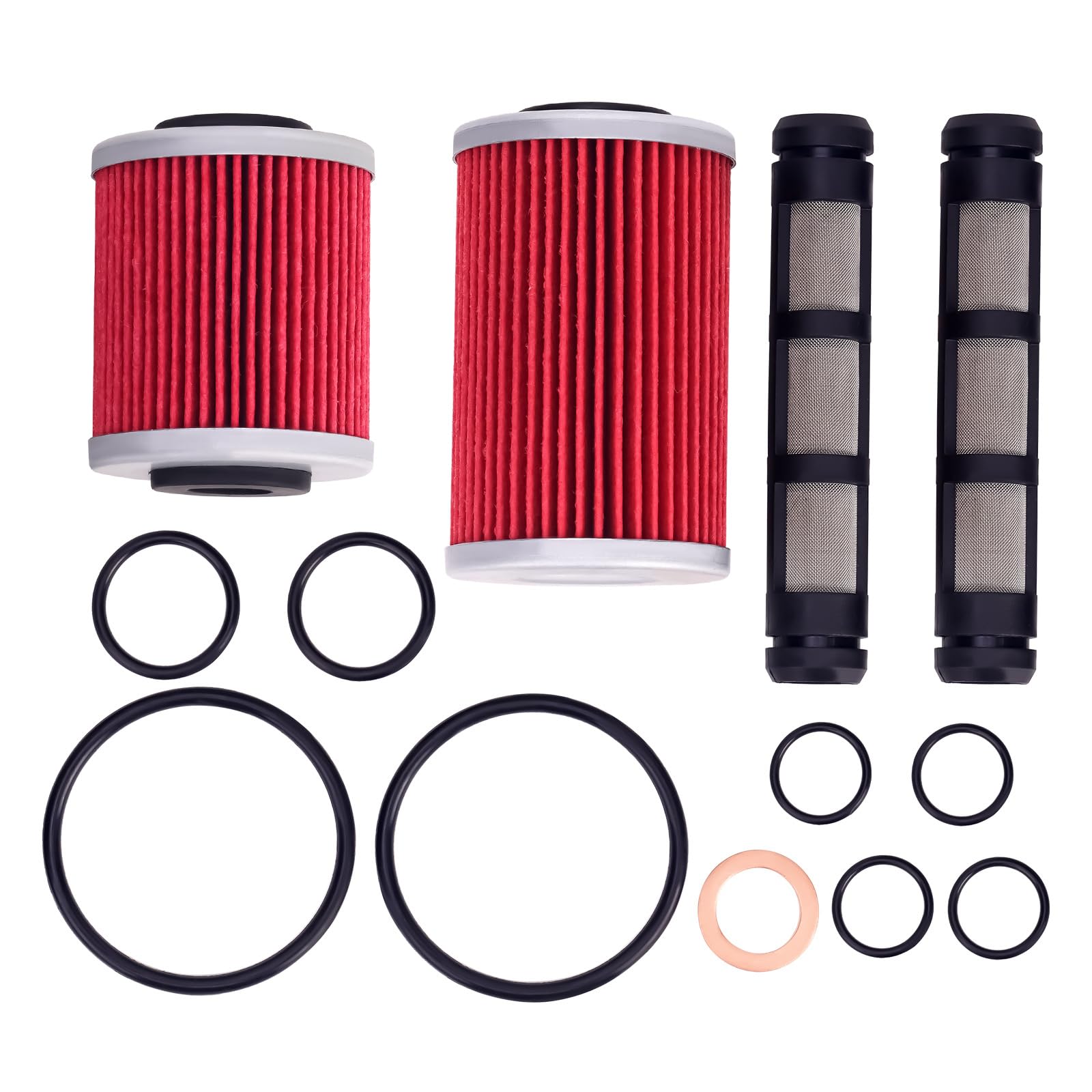 AHL Ölfilter-Reparatursets sind 75038046110 kompatibel mit 690 Enduro R/SMC R 2012-2023/701 Enduro 2016-2023/701 Supermoto 2016-2023/SVARTPILEN 701 2019 2020 2022/VITPILEN 701 2018 2019 2020 2022